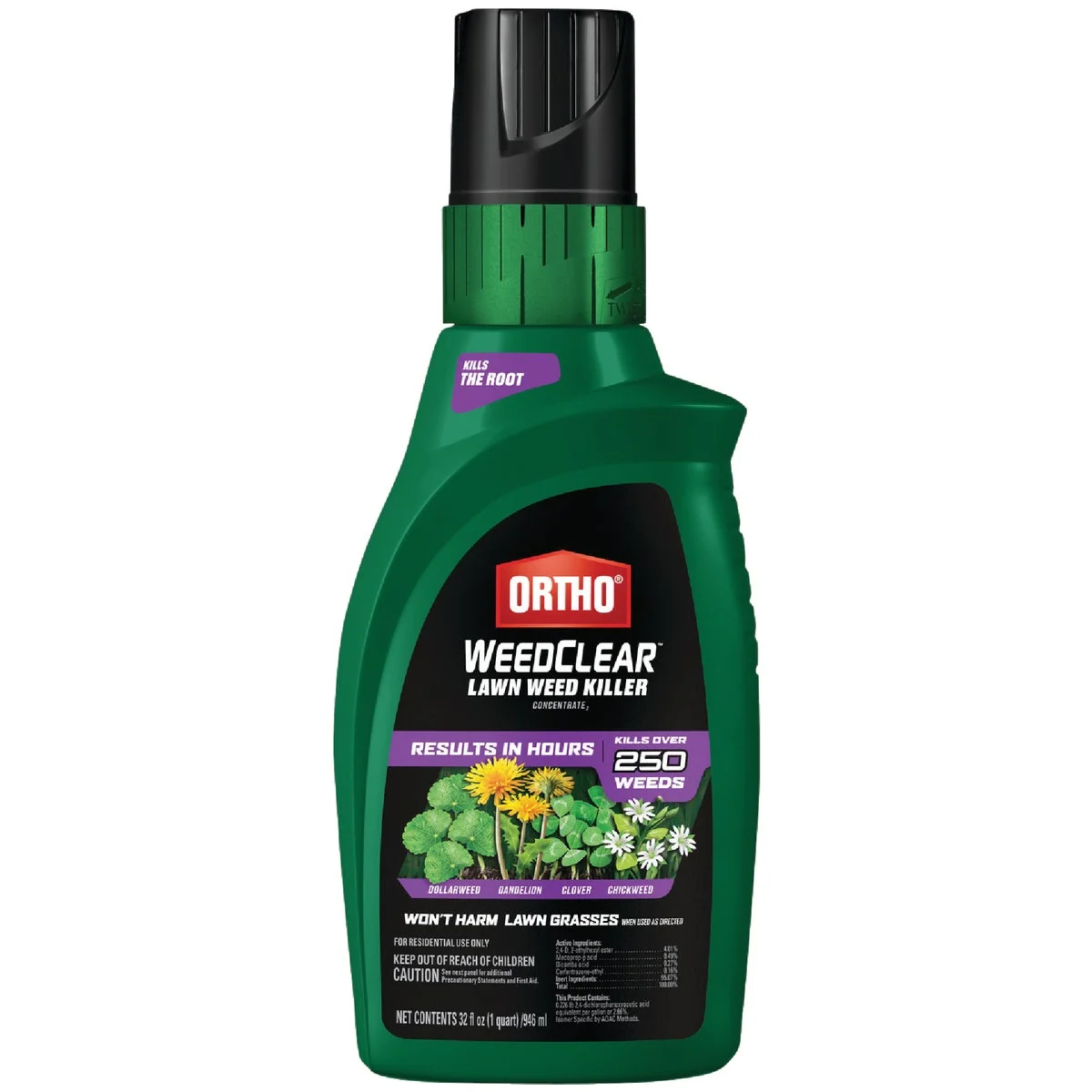 Classic Ortho WeedClear 32 Oz. Concentrate Southern Lawn Weed Killer Premium