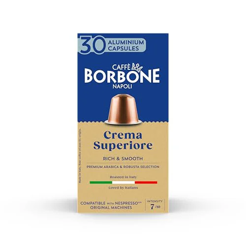 Versatile Crema Superiore Aluminum Capsules Compatible with Nespresso Machines 30 Count Fine Crafted
