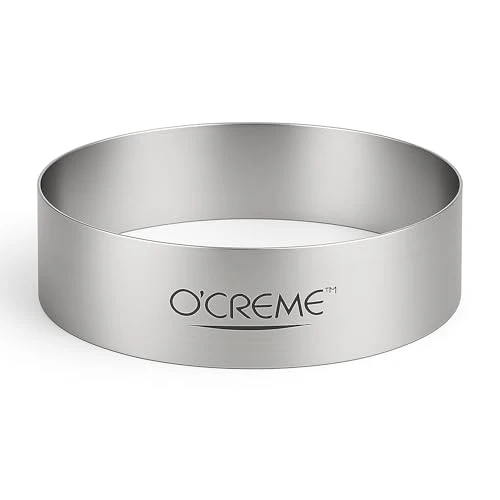 Exceptional Cake Ring Sturdy Stainless Steel Round Mousse Cake Ring Mold for Baking Flexible