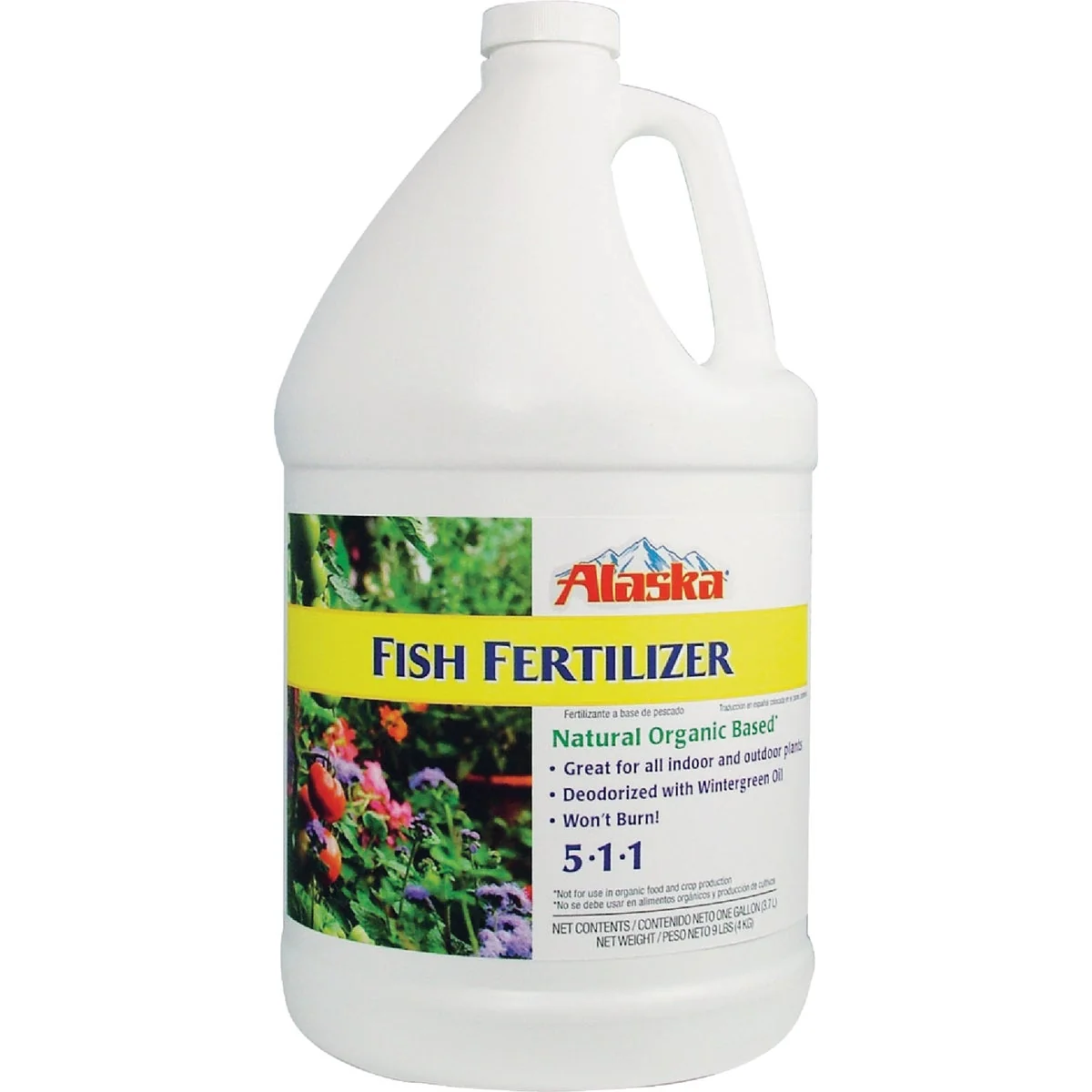 Comfortable Alaska 1 Gal. 5-1-1 Organic Concentrate Liquid Plant Food Lightweight