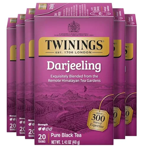 Soft Darjeeling Himalayan Black Tea Bags 120 Count Natural