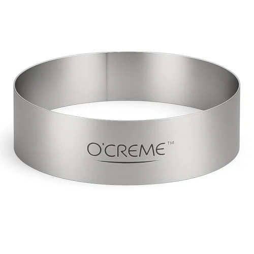 Minimalist Cake Ring Sturdy Stainless Steel Round Mousse Cake Ring Mold for Baking Fast