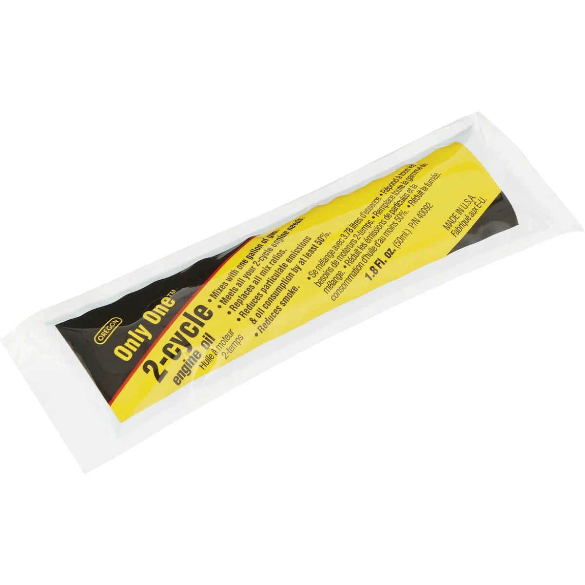 Easy-to-Use Oregon Only One 1.8 Oz. Air Cooled 2-Cycle Motor Oil Lightweight