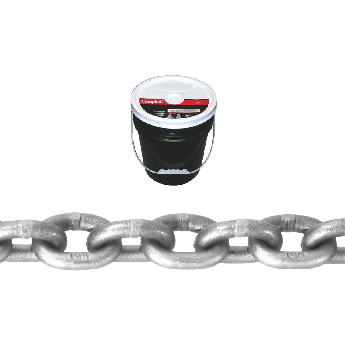 Traditional Campbell 3 8 In. 75 Ft. Zinc-Plated Carbon Steel Coil Chain High-Quality