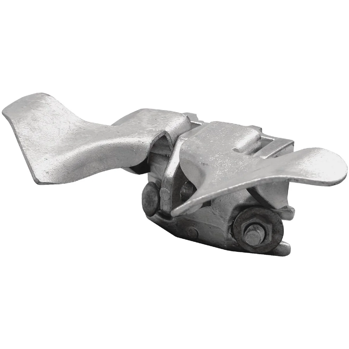 Carefully Designed Midwest Air Tech Butterfly Latch 2-3 8 in. x 1-3 8 in. Aluminum Chain Link Gate Latch Crafted