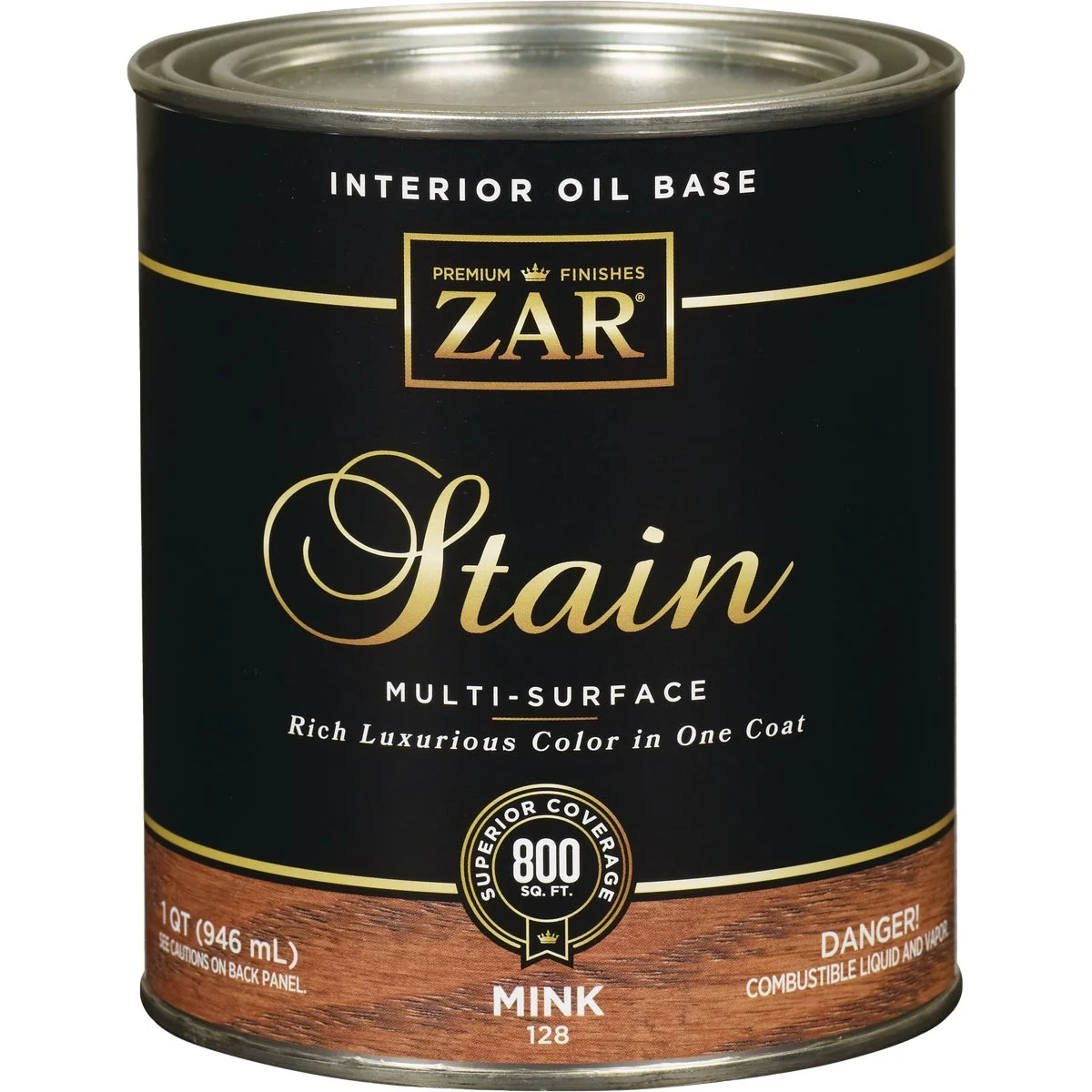 Long-Lasting ZAR Oil-Based Wood Stain Mink 1 Qt. Exclusive