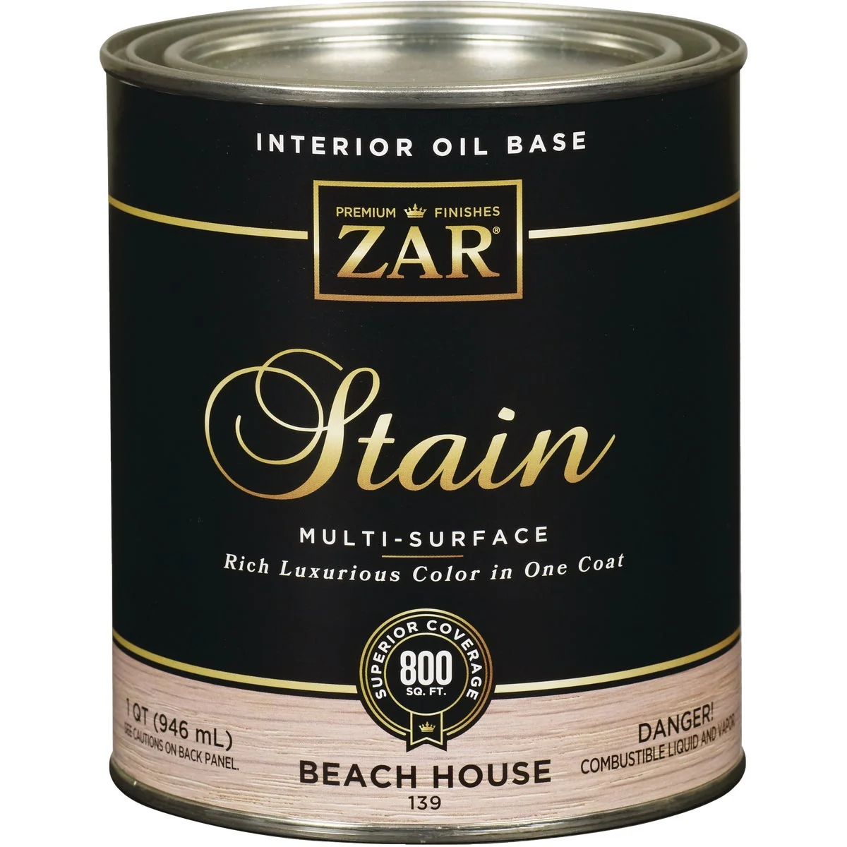 Exceptional ZAR Oil-Based Wood Stain Beach House 1 Qt. Flexible