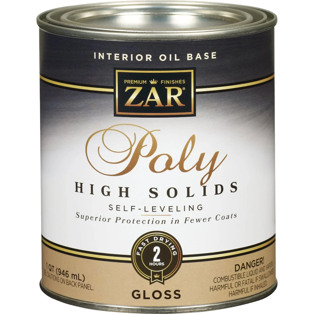 User-Friendly ZAR VOC Gloss Classic Wood Finish Interior Polyurethane 1 Qt. Trendy