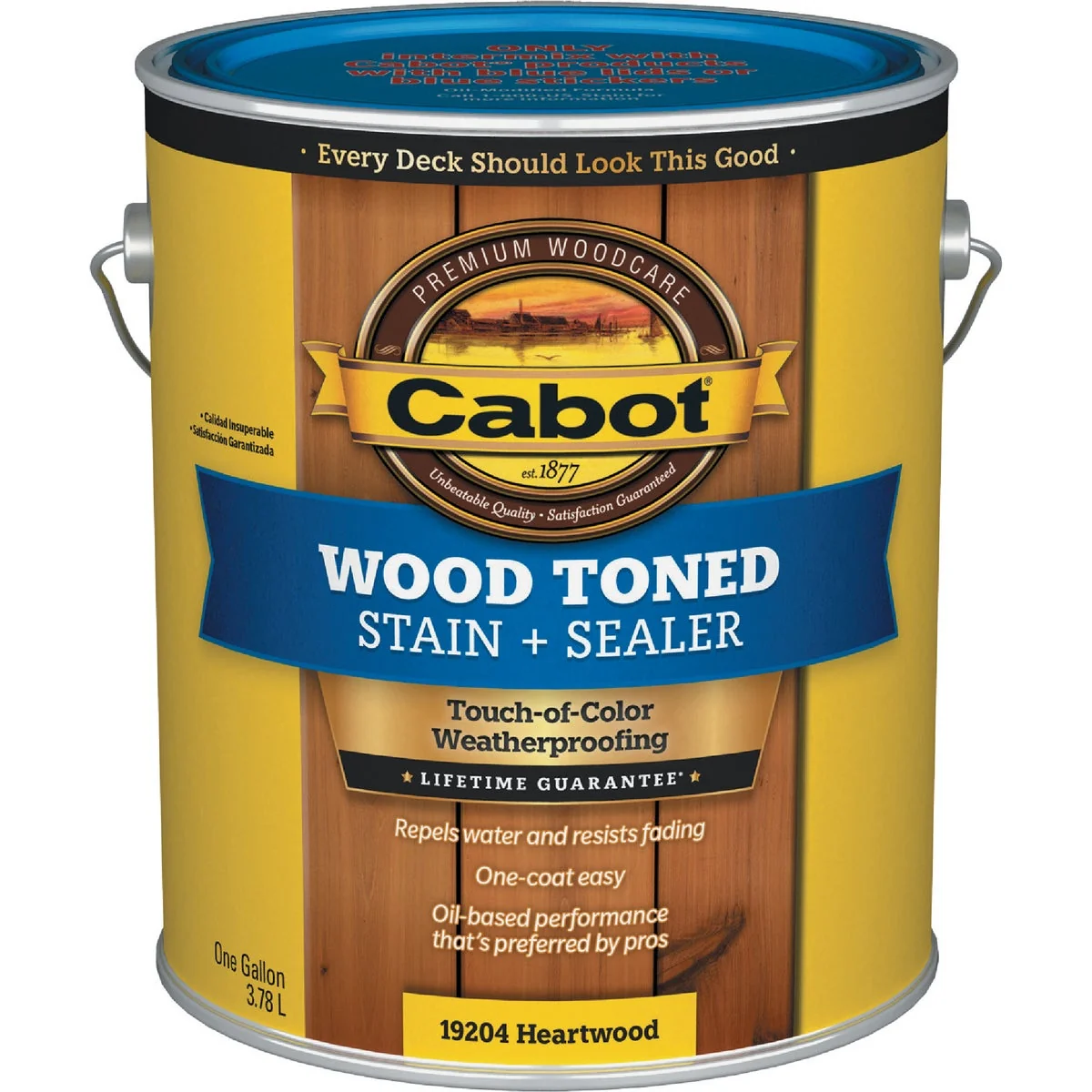 Unique Cabot VOC Wood Toned Deck Siding Exterior Stain Heartwood 1 Gal. Exclusive