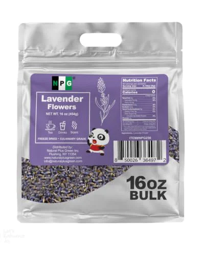 Top-Quality NPG ze Dried Lavender Flowers 16 Oz 16 Ounce Expertly Made