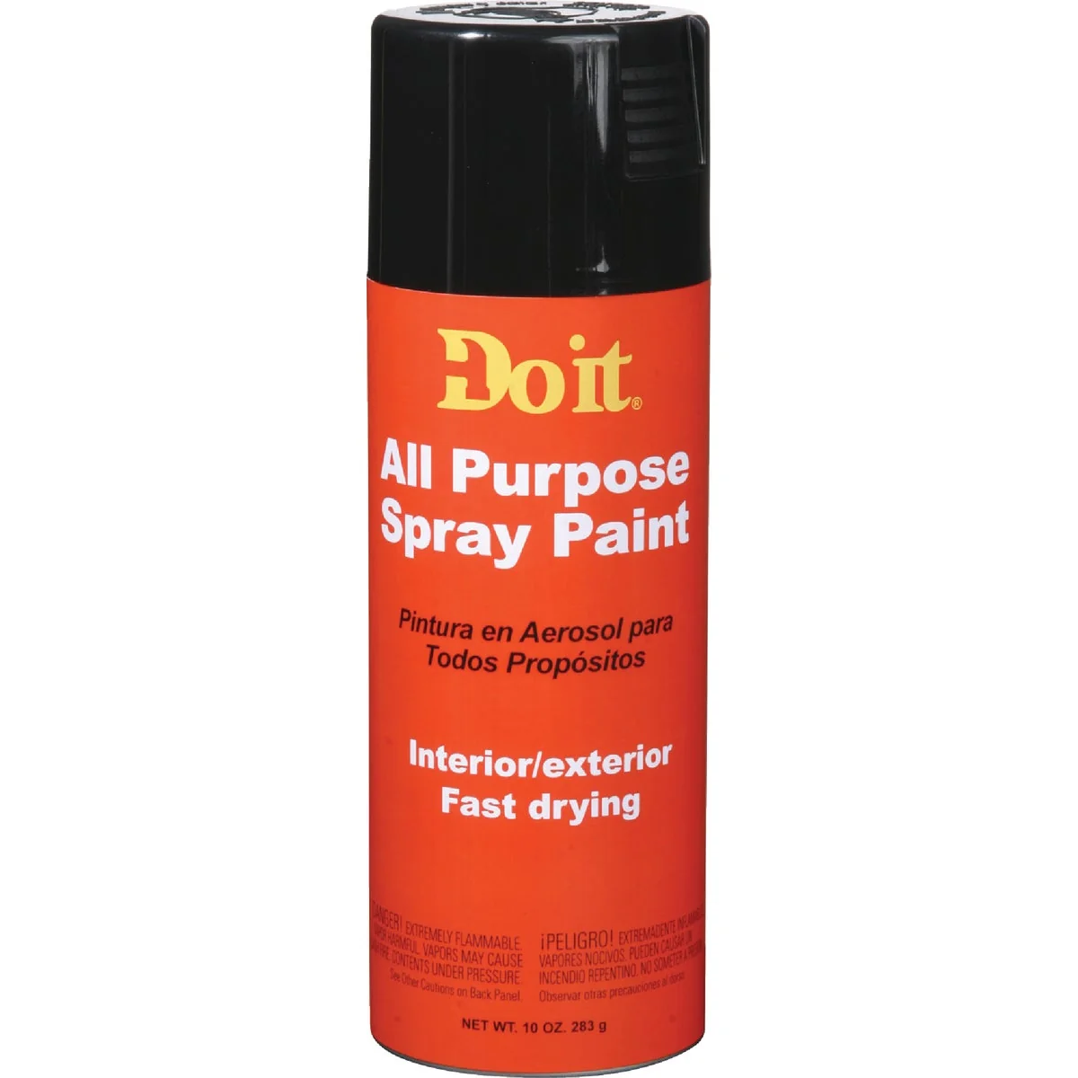 Safe Do it 10 Oz. Gloss All Purpose Spray Paint Black Durable