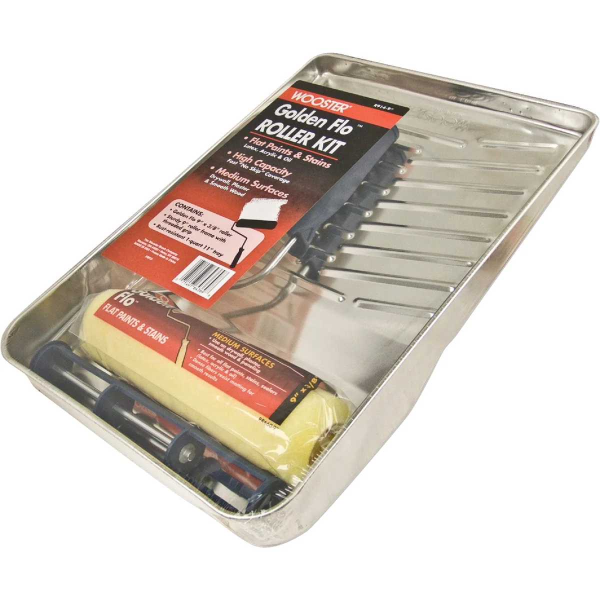 Trusted Wooster Golden Flo Roller Tray Set 3-Piece Soft