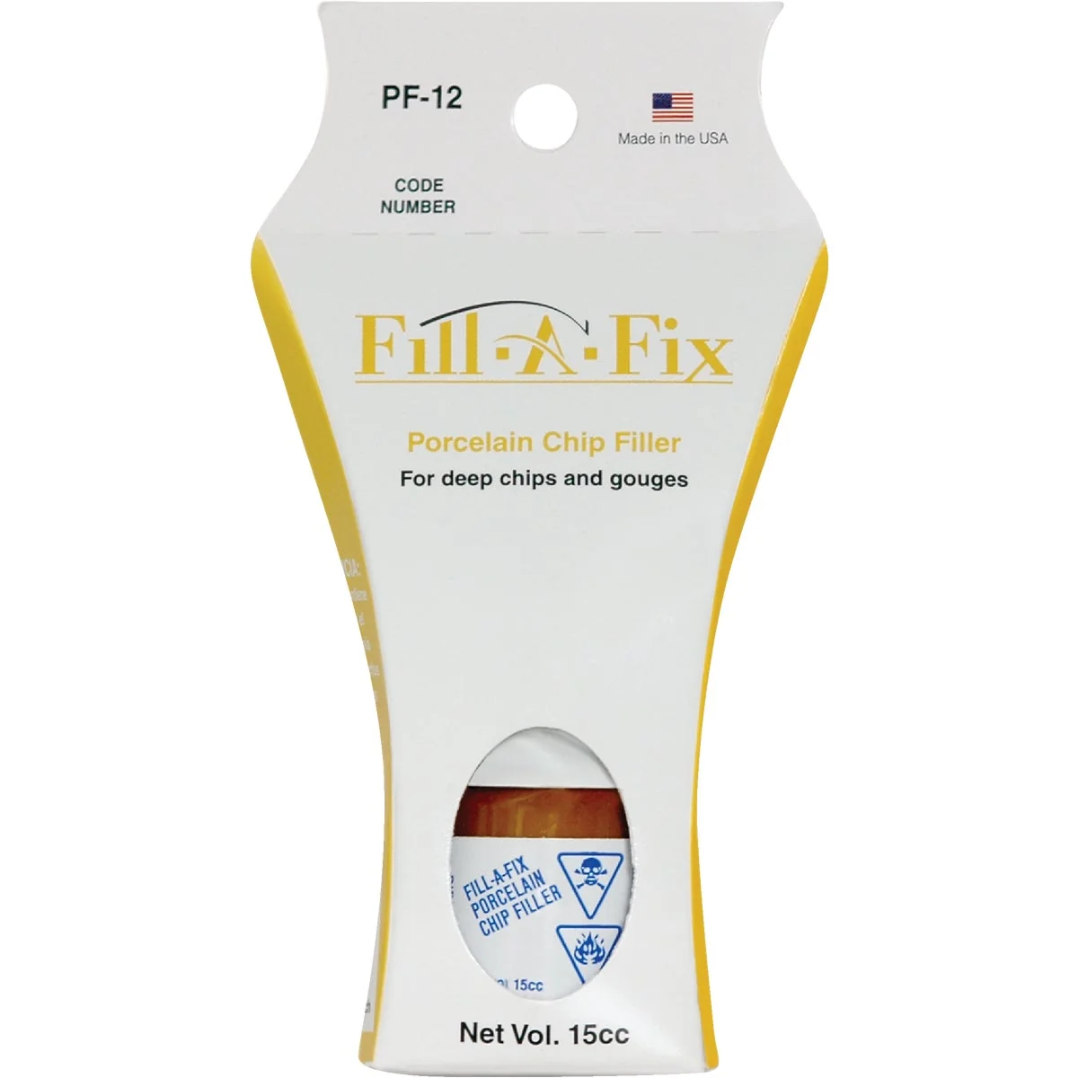 Luxury Fixture-Fix Fill-A-Fix Filler Porcelain Chip Repair Secure
