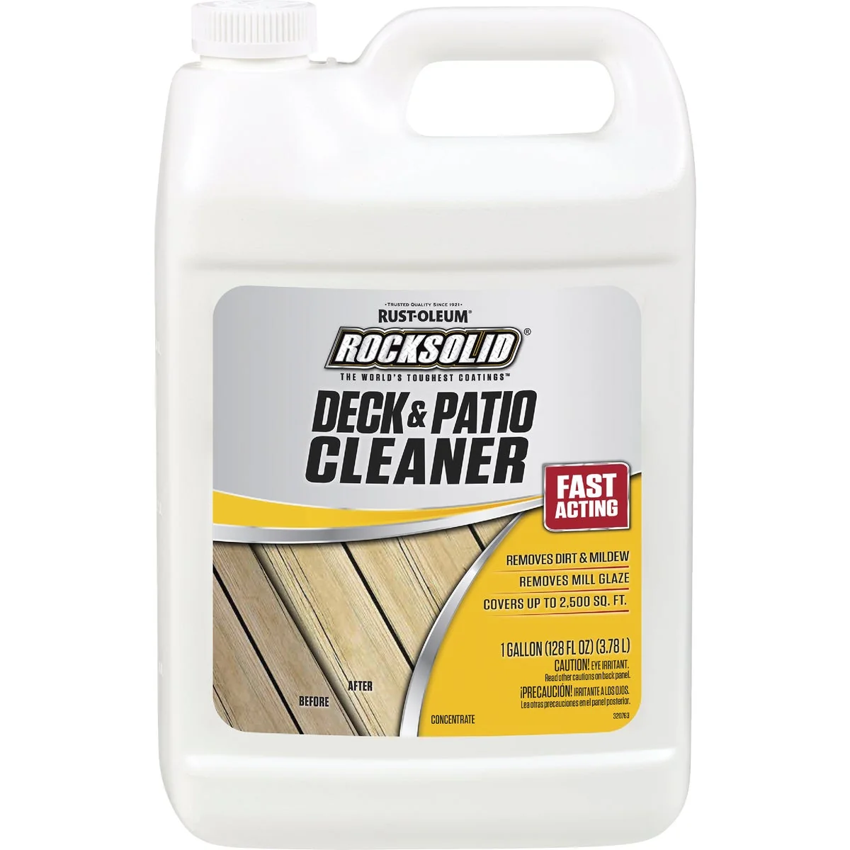 Dependable Rust-Oleum RockSolid 1 Gal. Deck Patio Cleaner Concentrate Premium