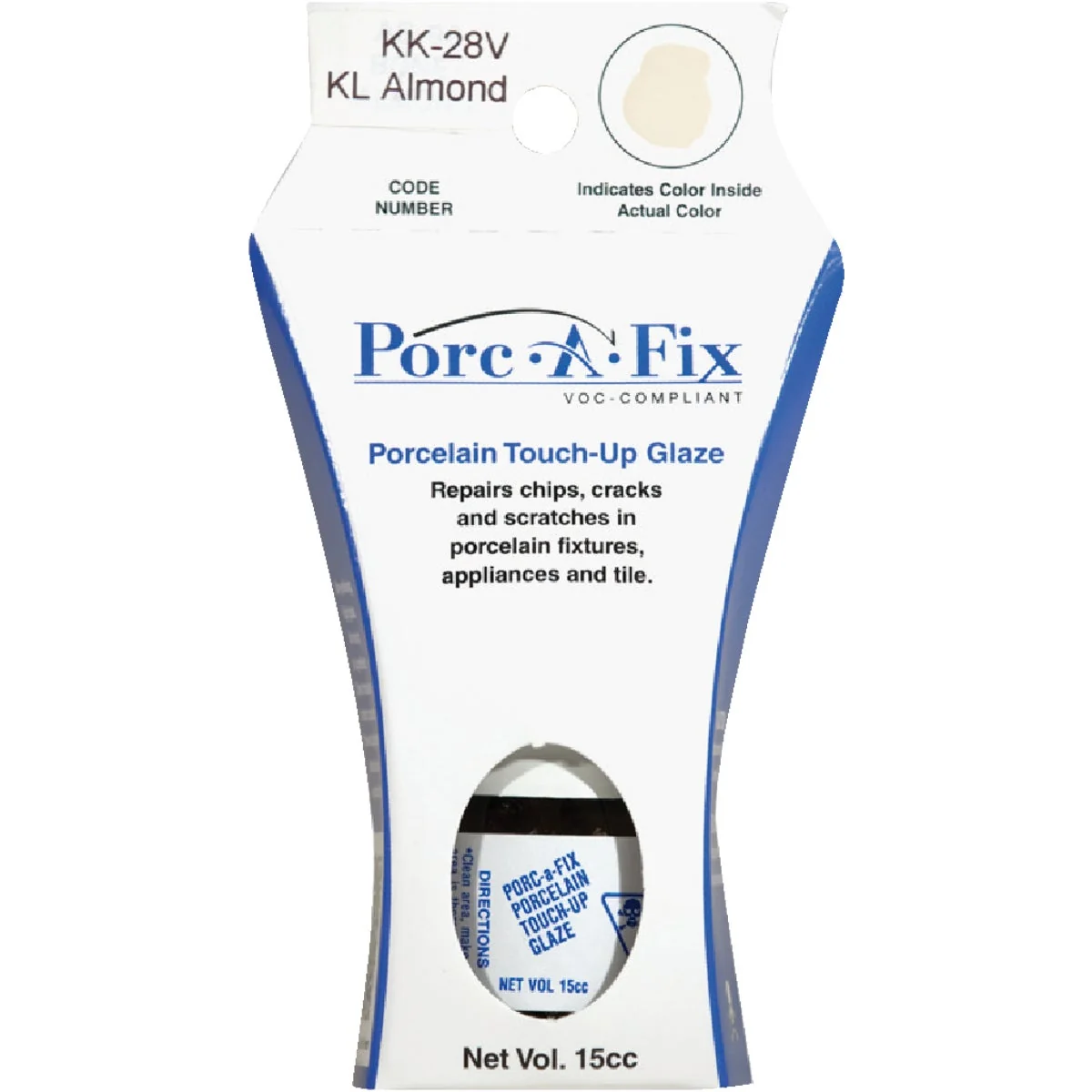 Smooth Fixture-Fix Porc-A-Fix Kohler Almond Porcelain Touch-up Paint 15cc Selected