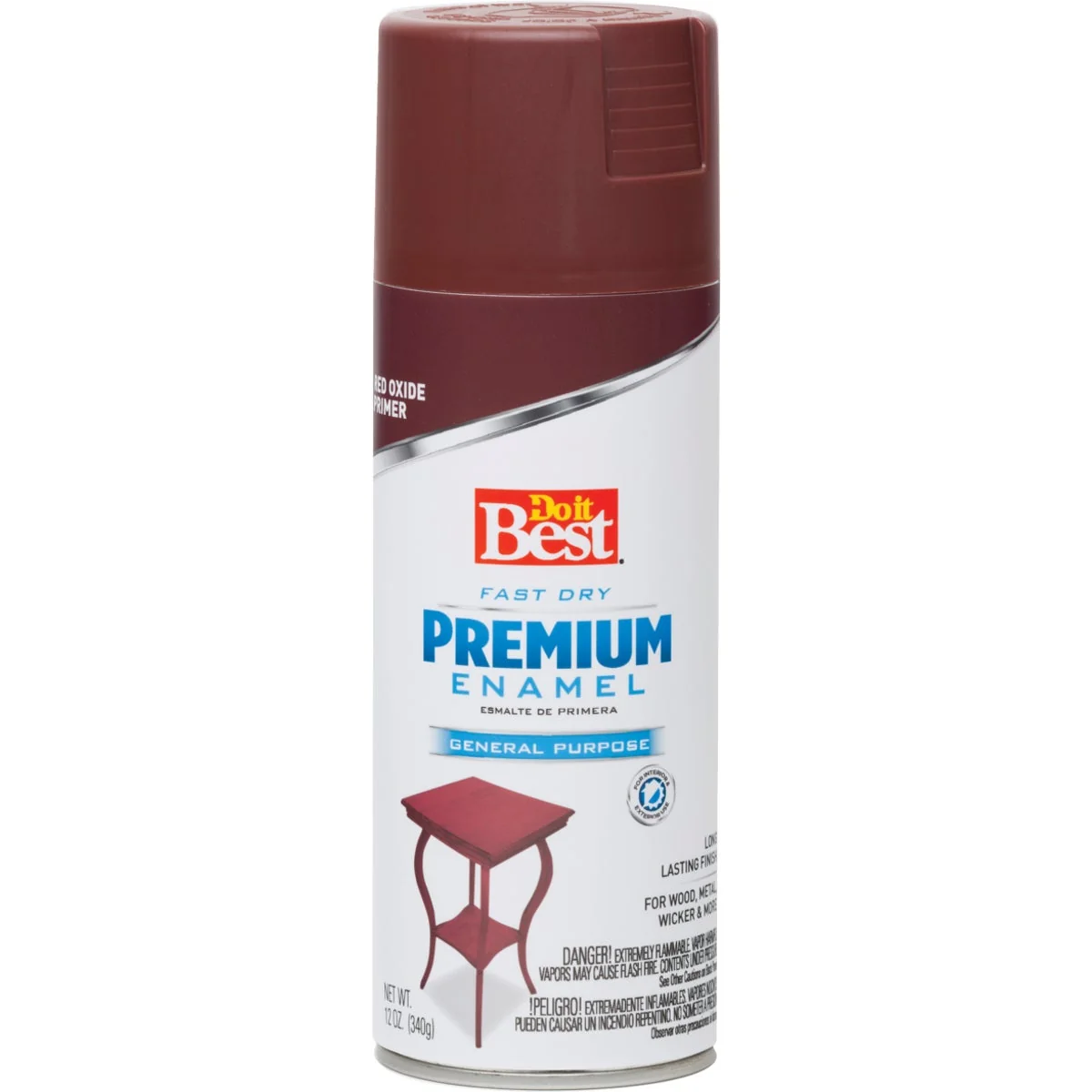 Trendy Do it Premium Enamel Red 12 Oz. All-Purpose Spray Paint Primer Minimalist