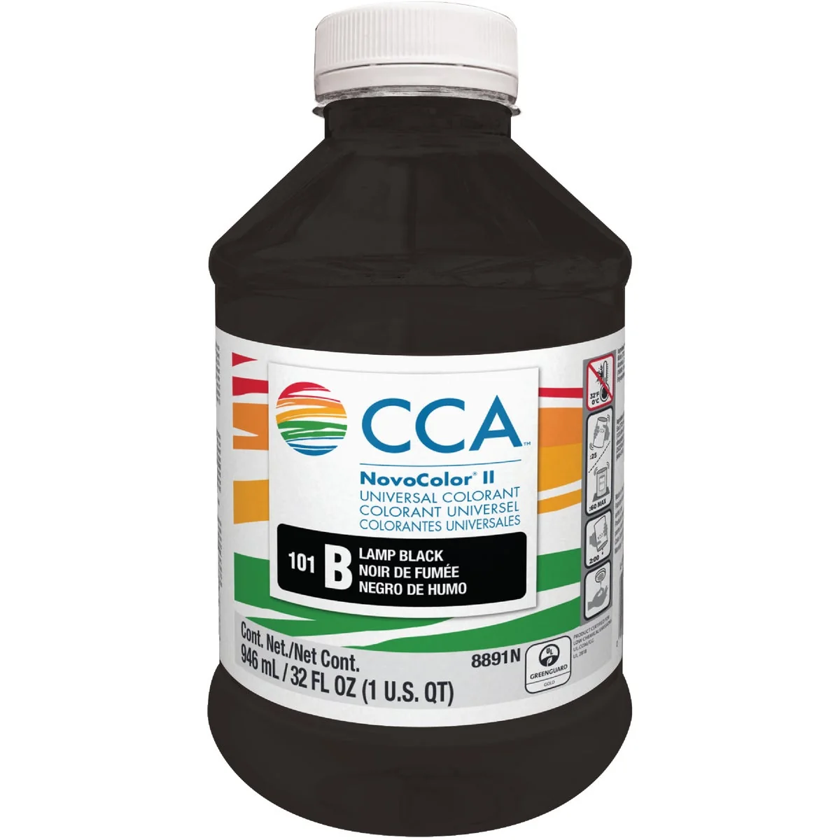 Professional Valspar NovoColor II Paint Colorant Lamp Black 1 Qt. Relaxed
