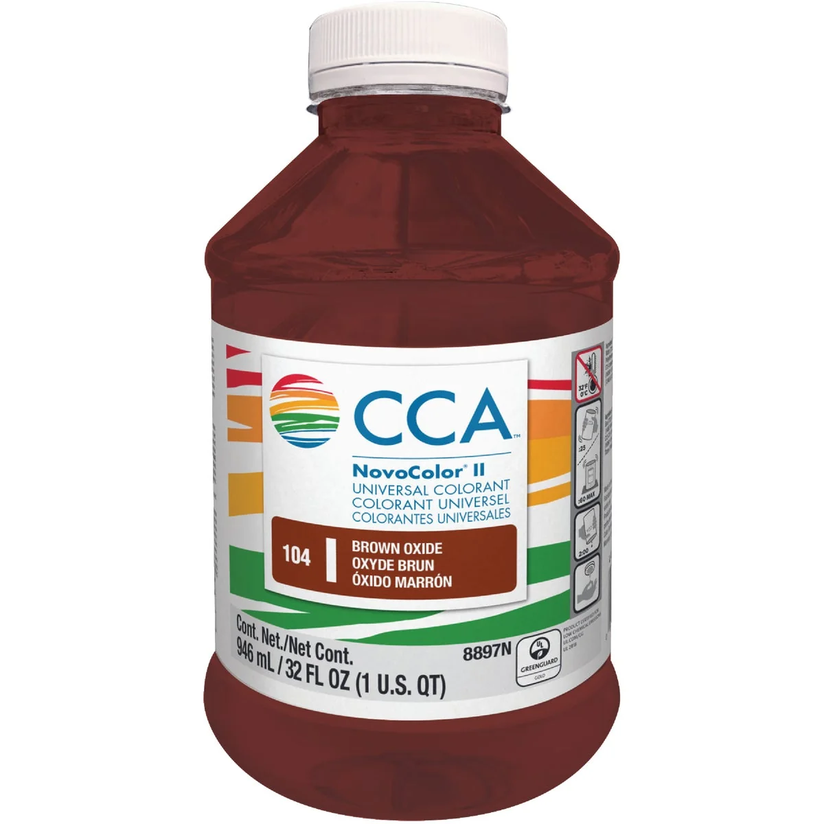 Functional Valspar NovoColor II Paint Colorant Brown Oxide 1 Qt. Powerful
