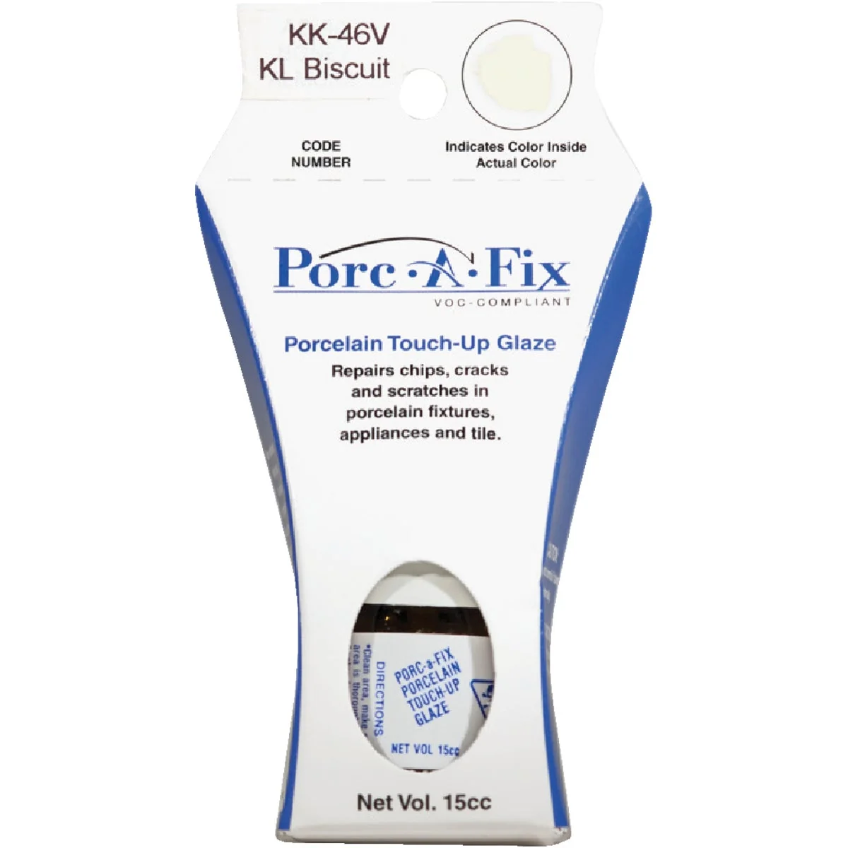 Flexible Fixture-Fix Porc-A-Fix Kohler Biscuit Porcelain Touch-up Paint 15cc Organic