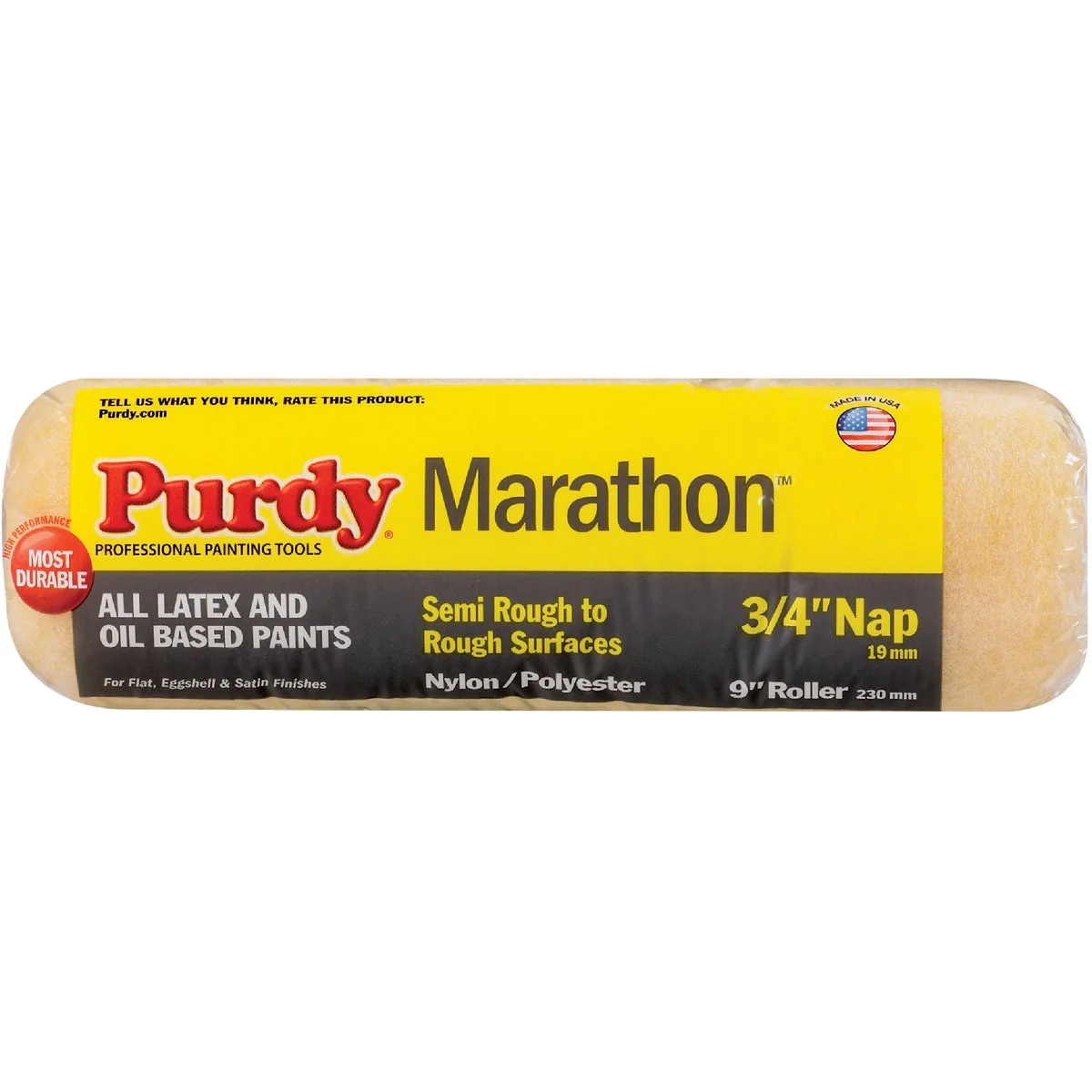 First-Class Purdy Marathon 9 In. x 3 4 In. Knit Fabric Roller Cover Sustainable