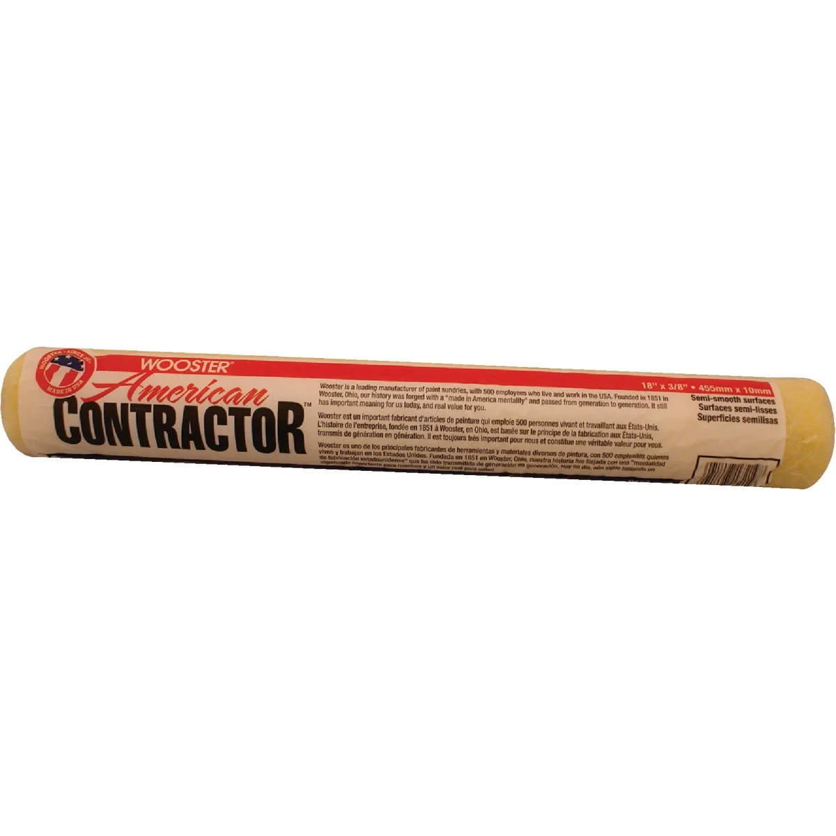 Genuine Wooster American Contractor 18 In. x 3 8 In. Knit Fabric Roller Cover Trendy