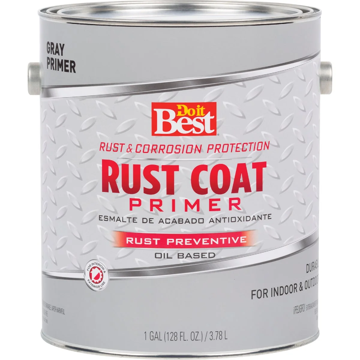 Breathable Do it Rust Coat Enamel Primer Gray 1 Gal. Enhanced