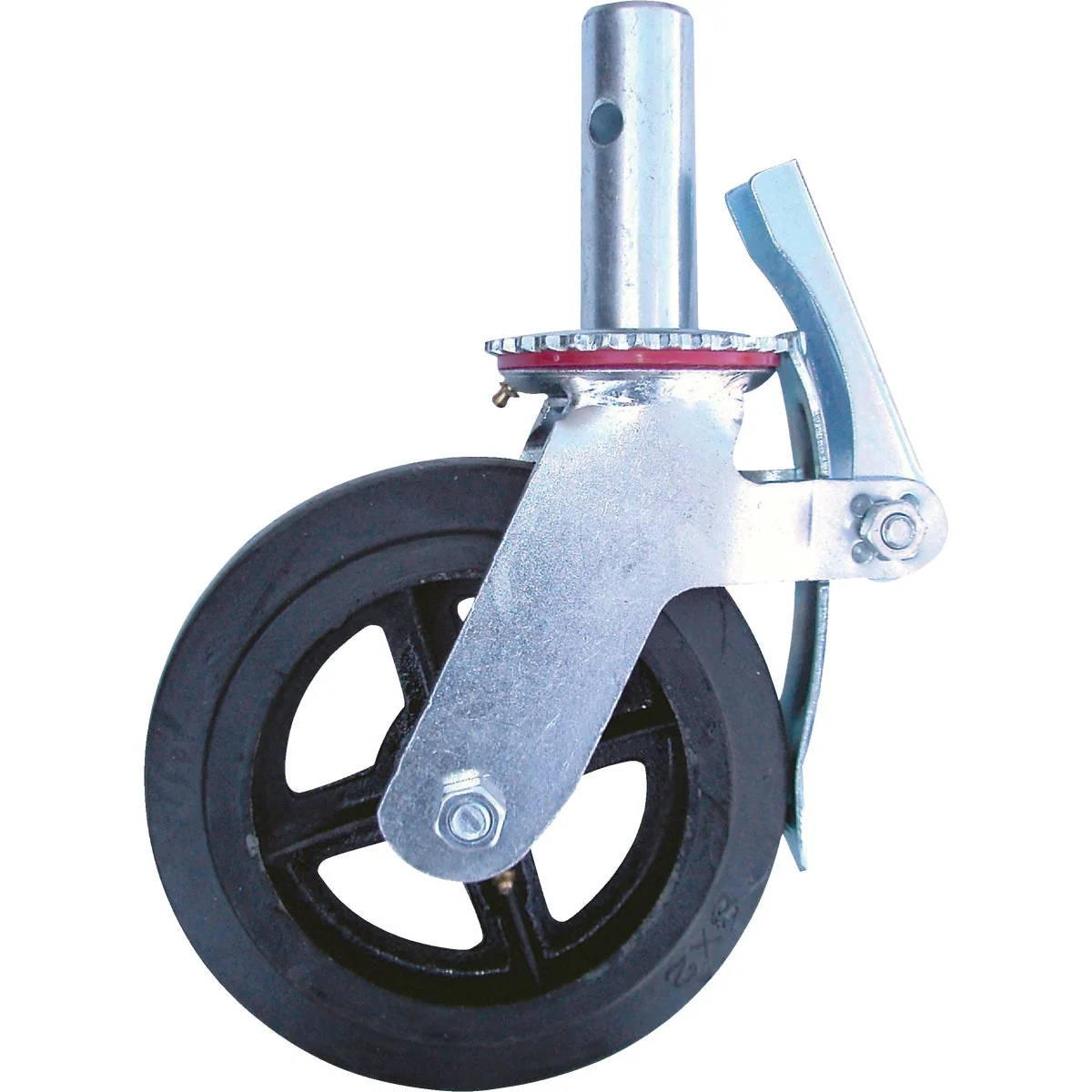 Advanced MetalTech 8 In. Scaffolding Caster with Double Lock 750 Lb. Load Capacity Artisan