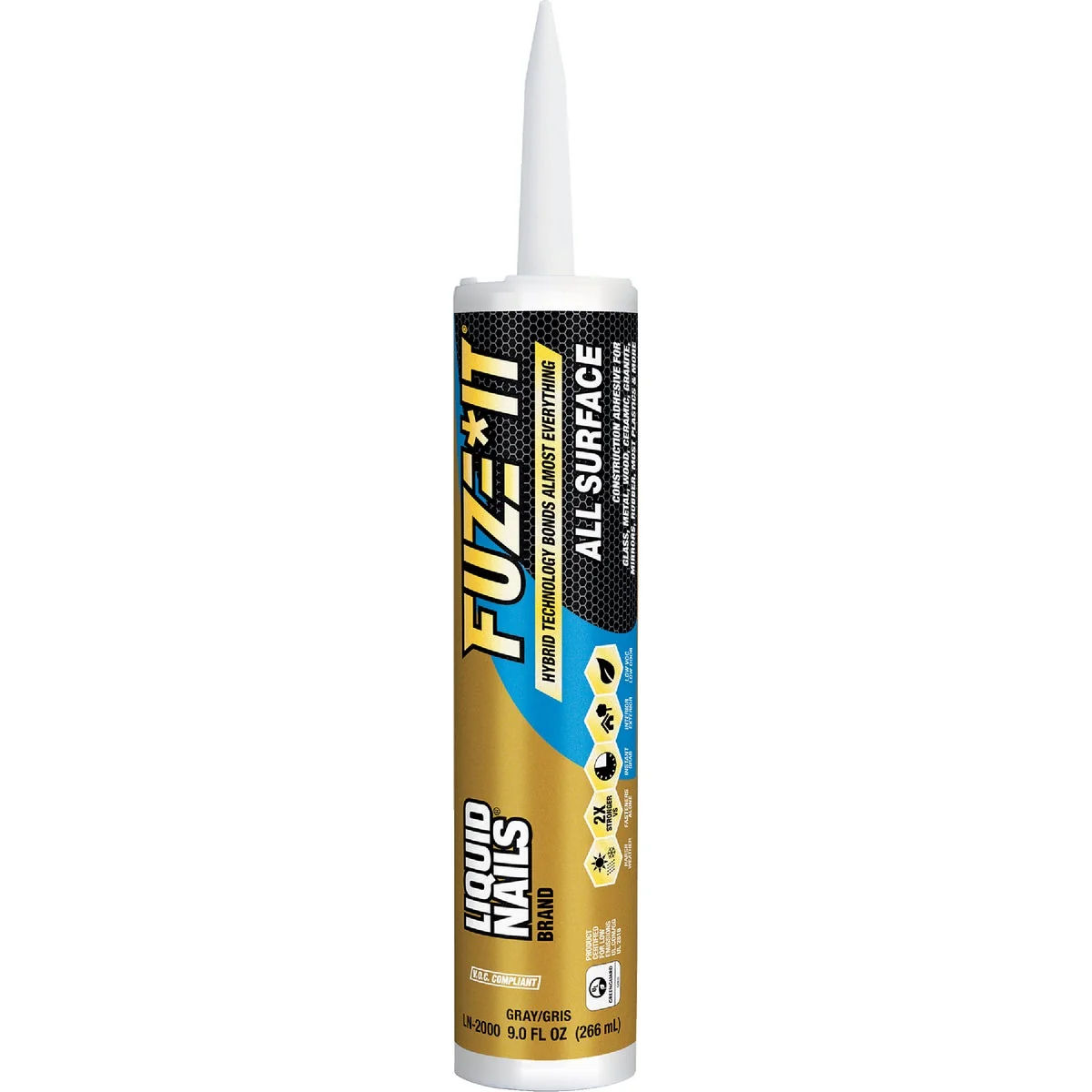 Verified Liquid Nails Fuze-It 9 Oz. All Surface Construction Adhesive Original