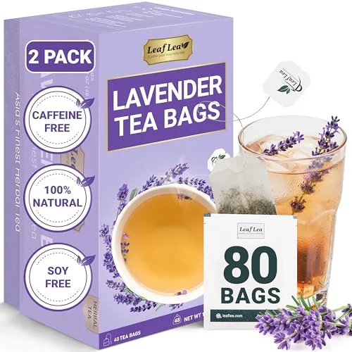 Safe Lavender Tea Bags 80 Count Effective