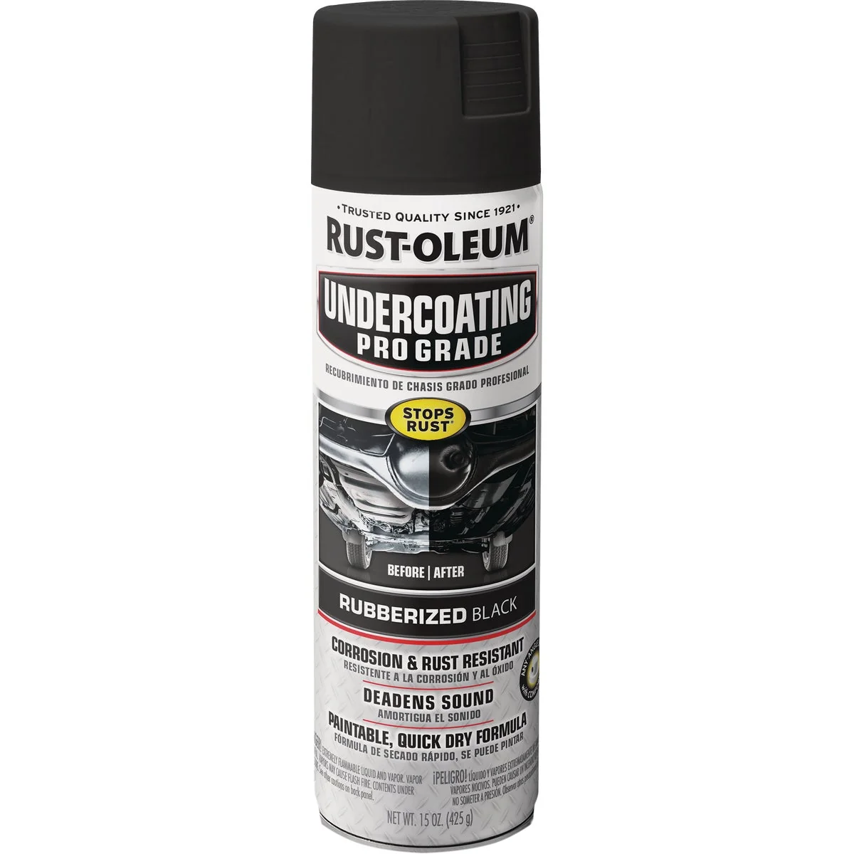 Crafted Rust-Oleum Professional Grade Rubberized Spray Undercoating Pure