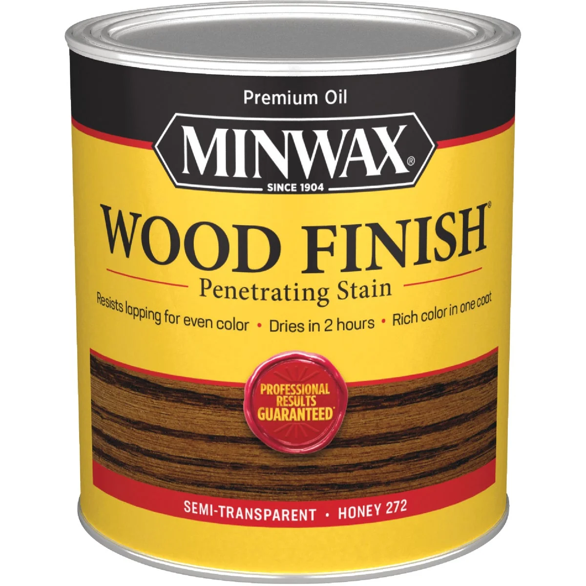 Green Minwax Wood Finish Penetrating Stain Honey 1 Qt. Fine Crafted