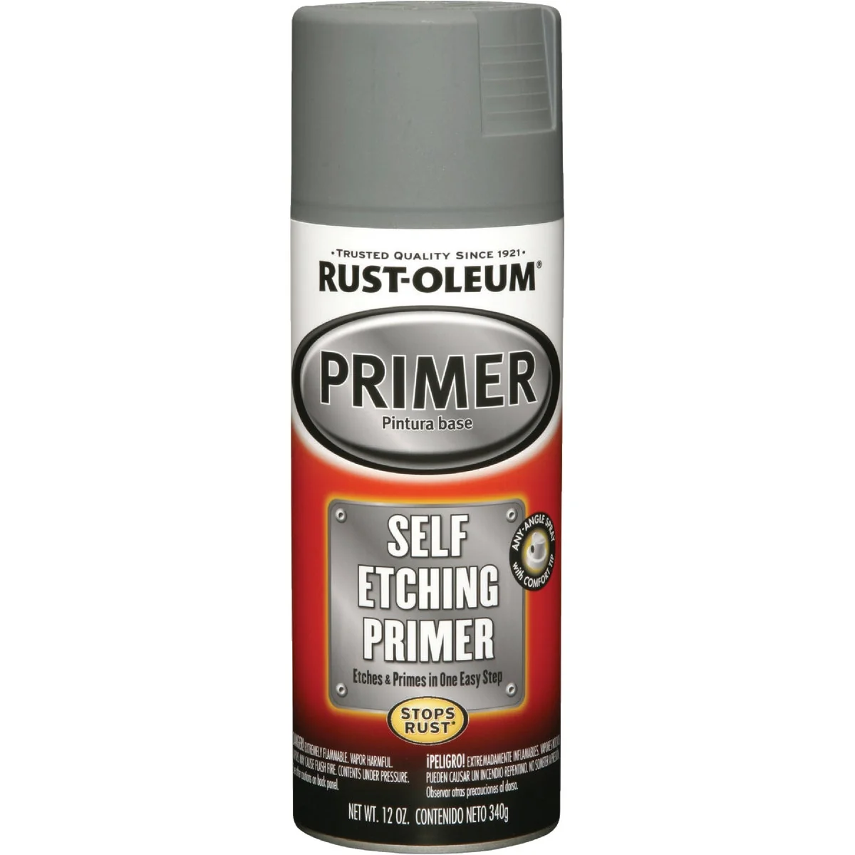 Verified Rust-Oleum Stops Rust Dark Green 12 Oz. Self Etching Filler Primer High-Grade