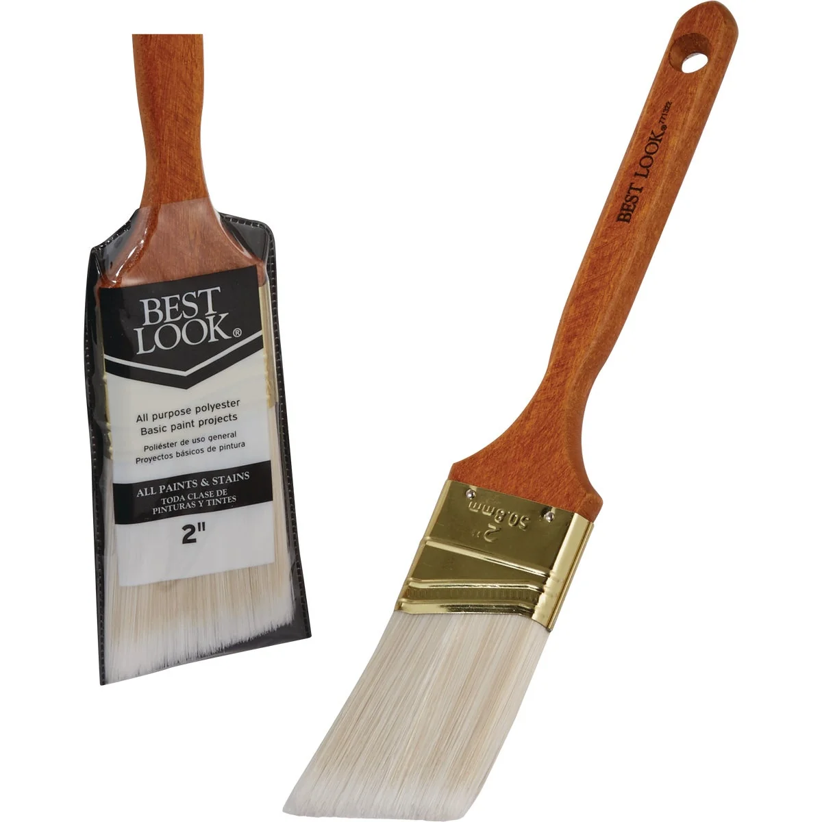 Easy-to-Use Look General Purpose 2 In. Angle Polyester Paint Brush Quality