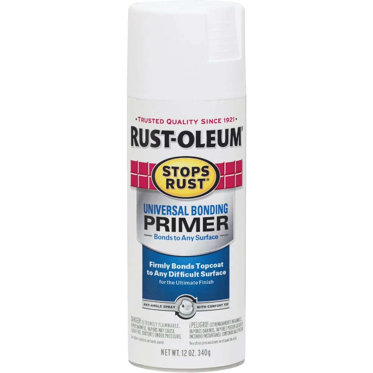 Fast Rust-Oleum Stops Rust White 12 Oz. All-Purpose Spray Paint Primer Trendy