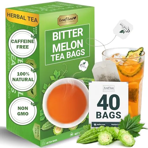 Top-Quality Bitter Melon Tea Bags 40 Count Clean