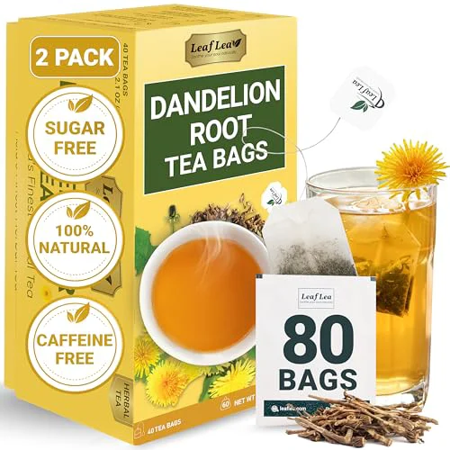 Soft 80 Dandelion Tea Bags 80 Count User-Friendly