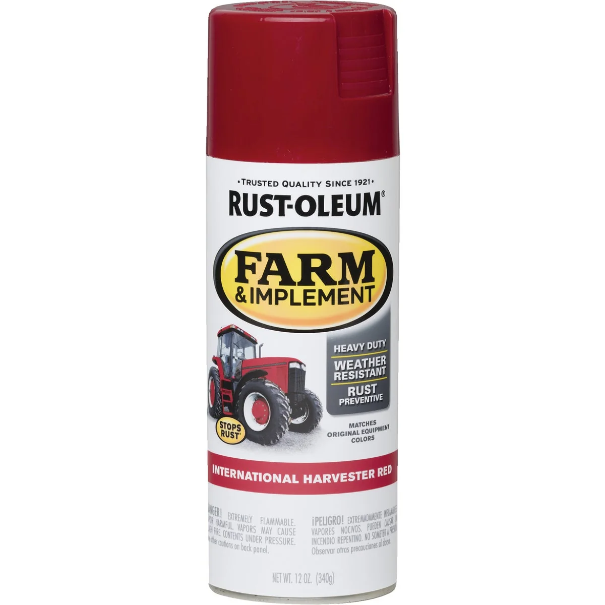 Stylish Rust-Oleum 12 Oz. International Harvester Red Farm Implement Spray Paint High-Performance