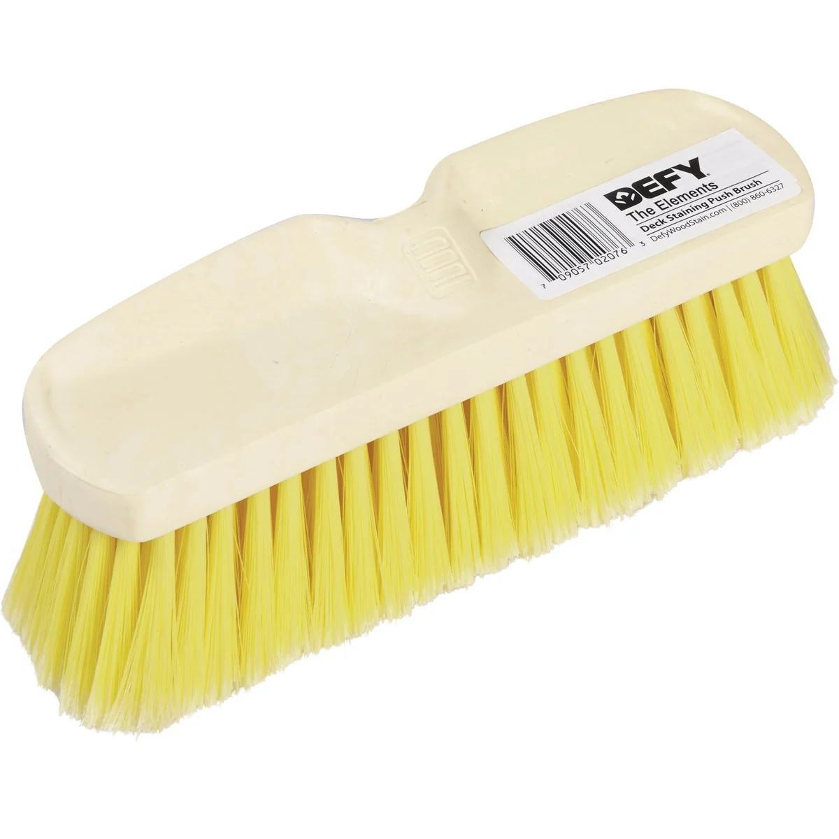 Pure DEFY 10 In. Flagged Deck Staining Push Brush Luxury
