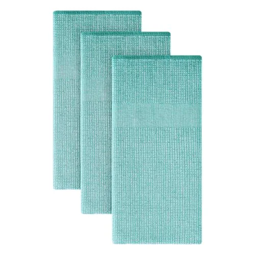 Classic 380 GSM Cotton Premium Kitchen Towels 3 Pack 3 Count Minimalist