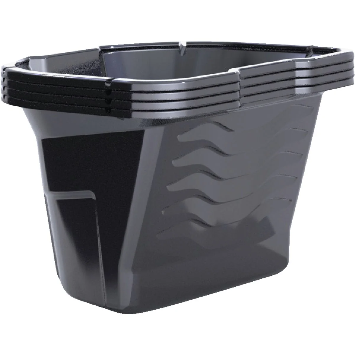 Reusable HANDy 1 Qt. Black Pro Pail Liner 4-Pack High-Performance