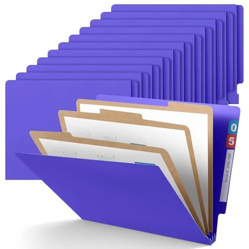 Easy-to-Use 24 Pack Classification Folders 24 Count Innovative