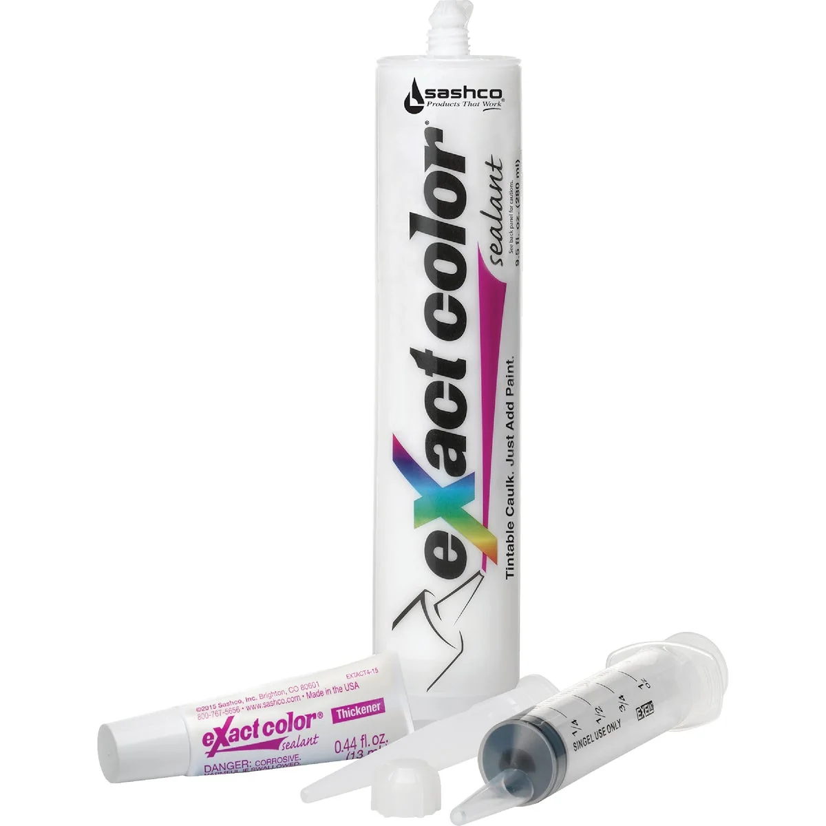 Minimalist Sashco eXact color 9.5 Oz. Tint Base Tintable Caulk Fast