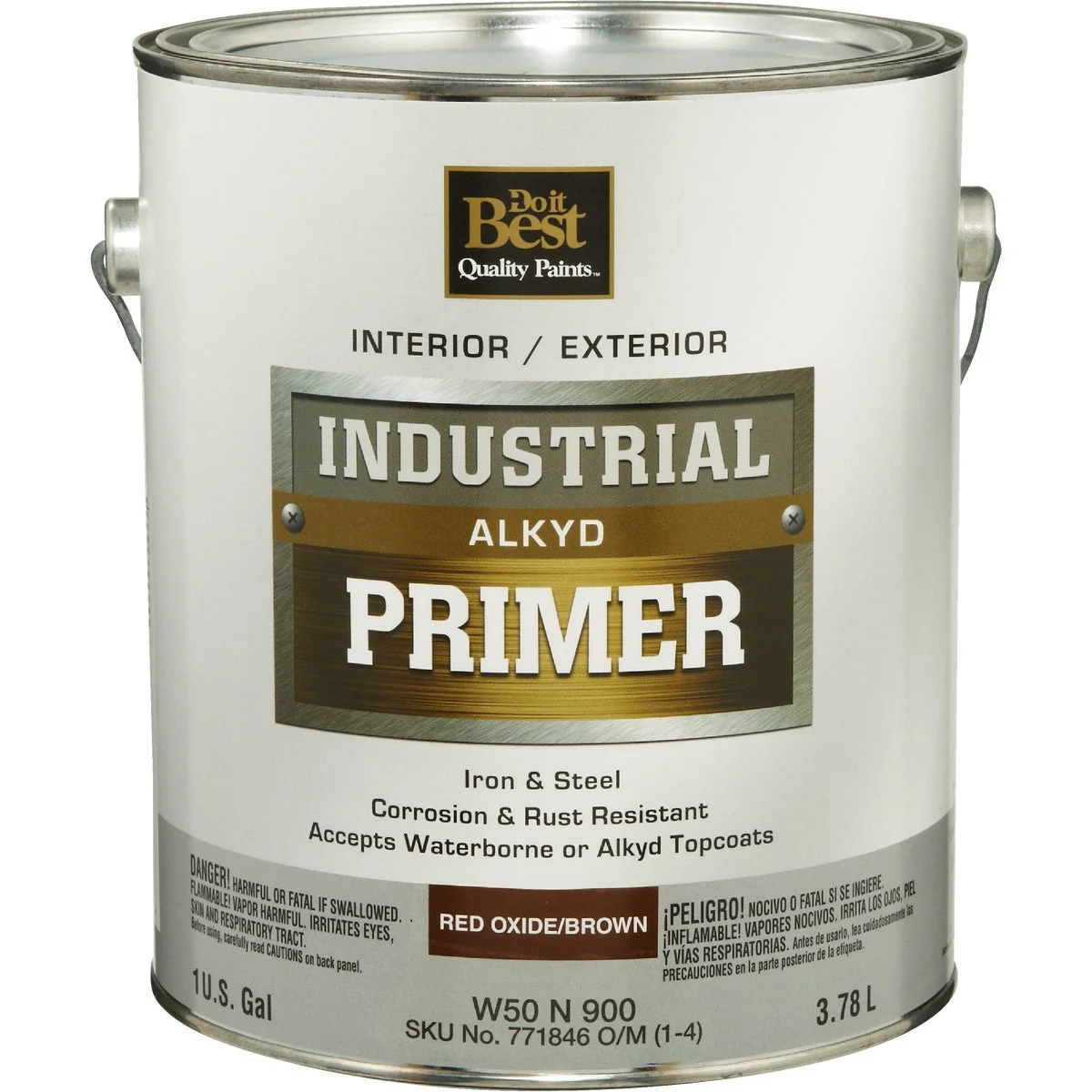 Superior Do it Alkyd Industrial Primer Red Oxide Brown 1 Gal. Professional