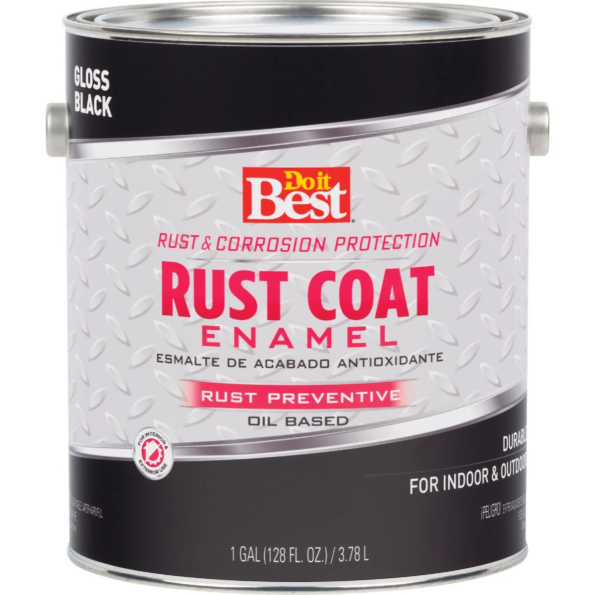 Artisan Do it Rust Coat Oil-Based Gloss Enamel Black 1 Gal. World-Class