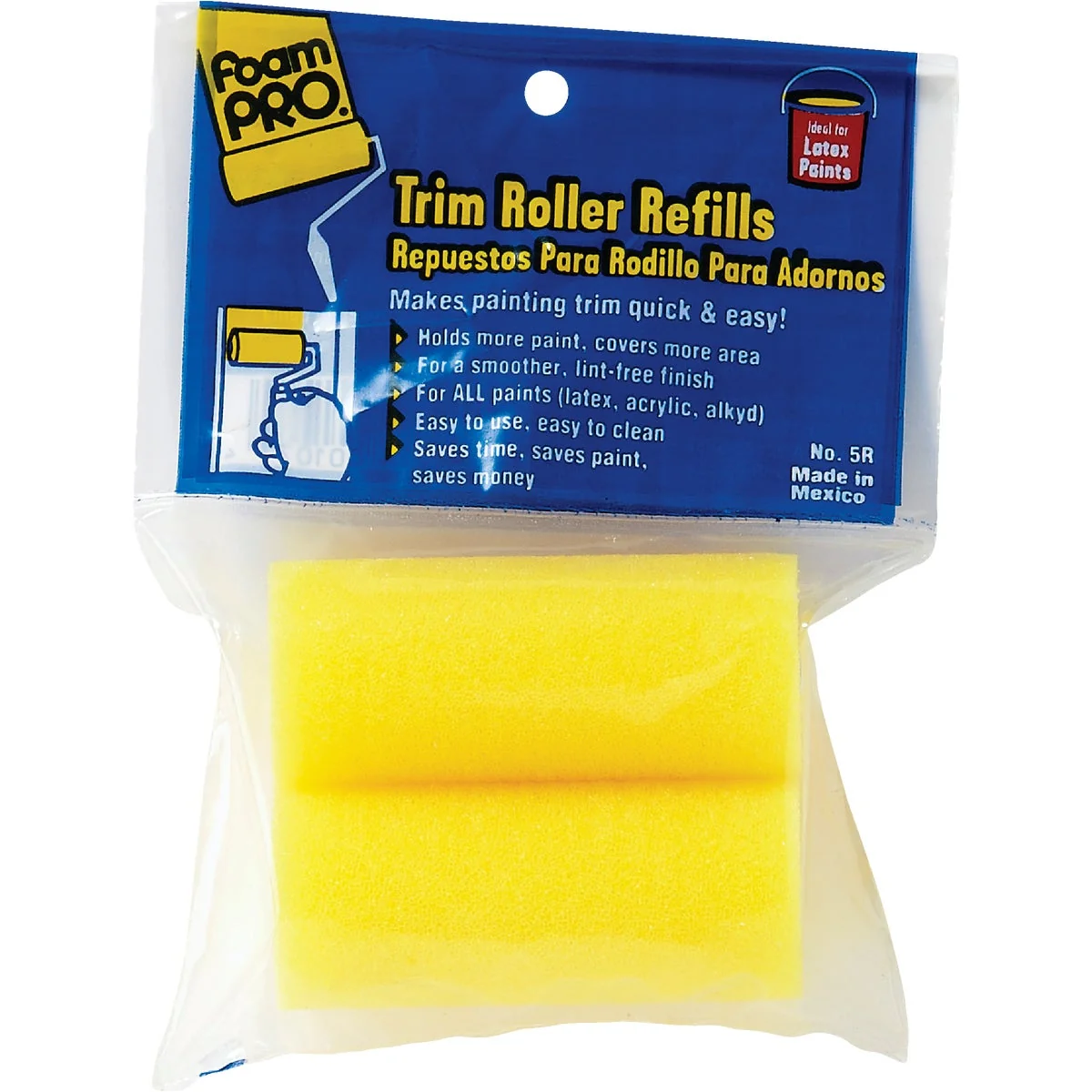 Classic FoamPro 3 In. Mini Foam Roller Cover 2-Pack Soft