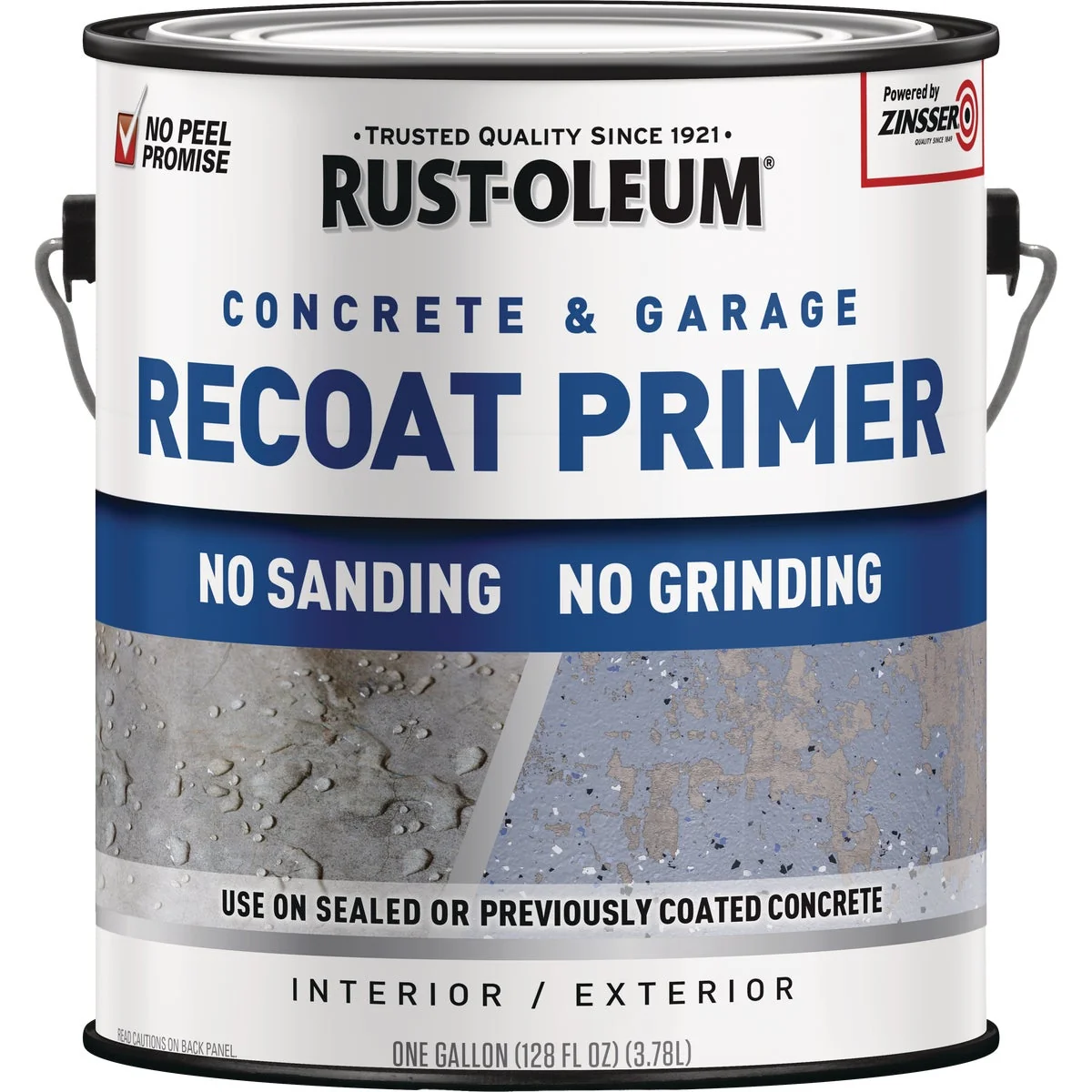 Breathable Rust-Oleum Garage Concrete Recoat Floor Primer Semi-Transparent Gray Gal High-Quality