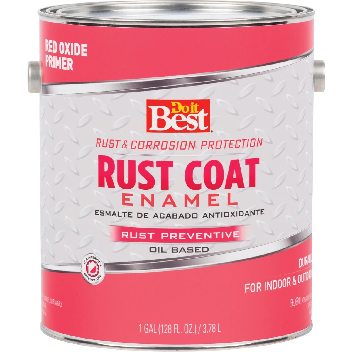 High-Quality Do it Rust Coat Enamel Primer Red Oxide 1 Gal. Fine