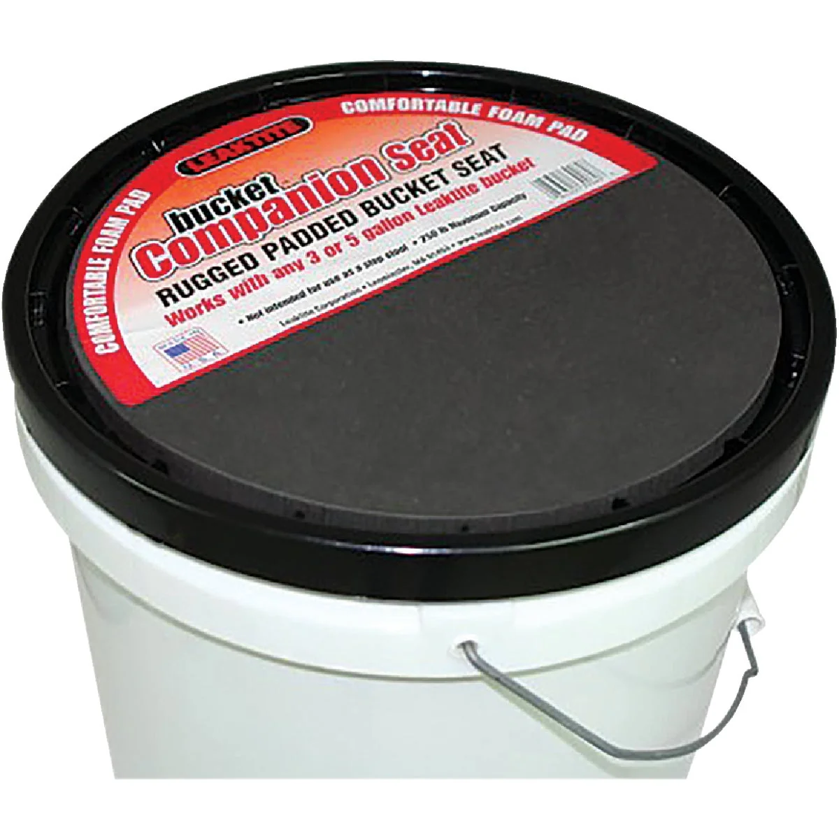 Sophisticated Leaktite 5 Gallon Companion Seat Bucket Lid Original Design