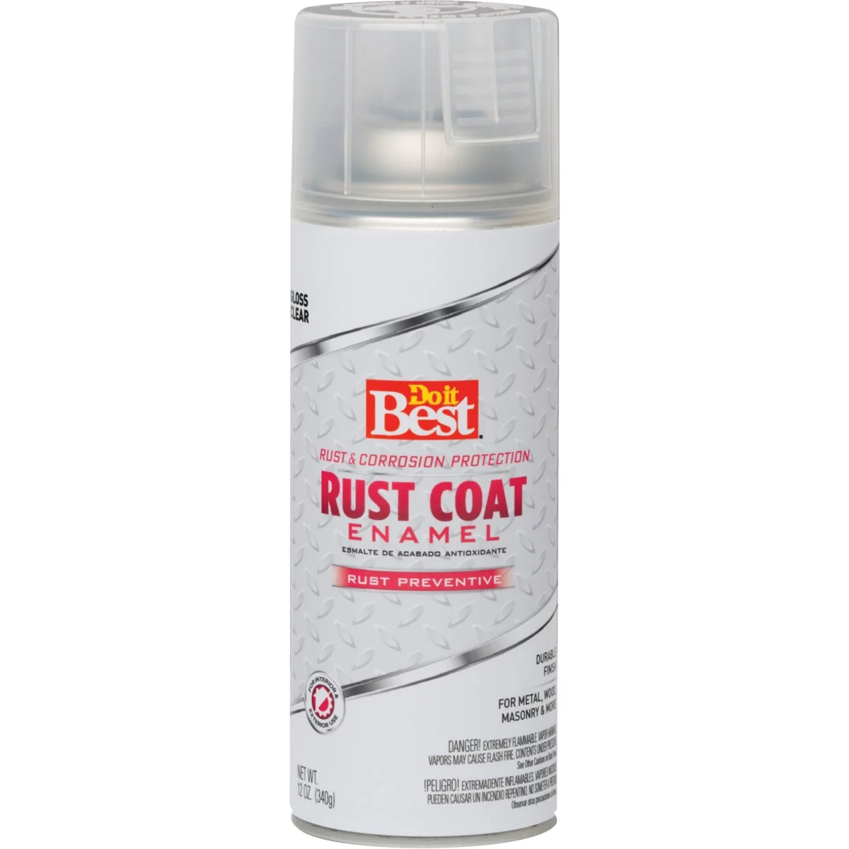 Efficient Do it Rust Coat Gloss Clear 12 Oz. Anti-Rust Spray Paint Superior