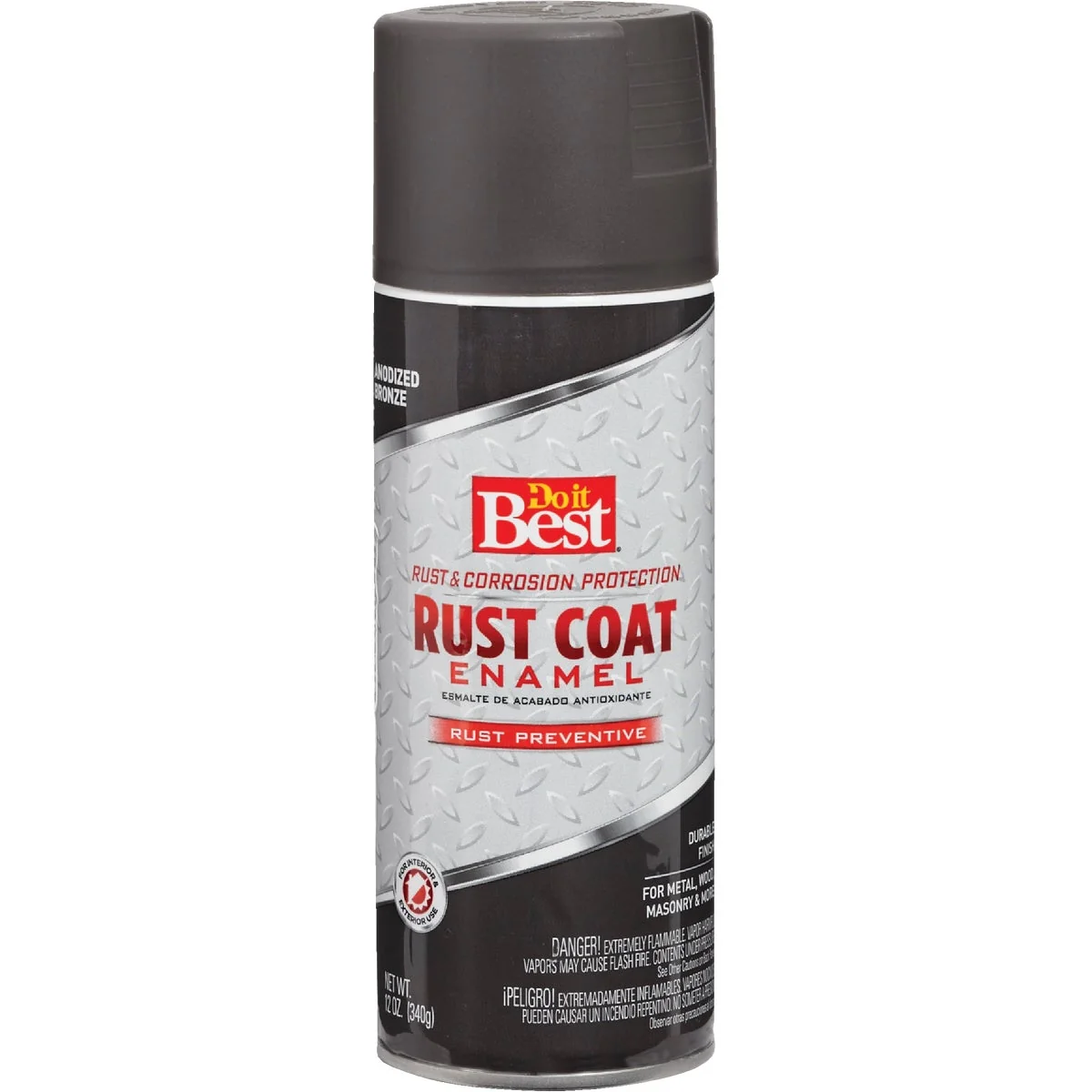 Solid Do it Rust Coat Gloss Anodized Bronze 12 Oz. Anti-Rust Spray Paint Responsible